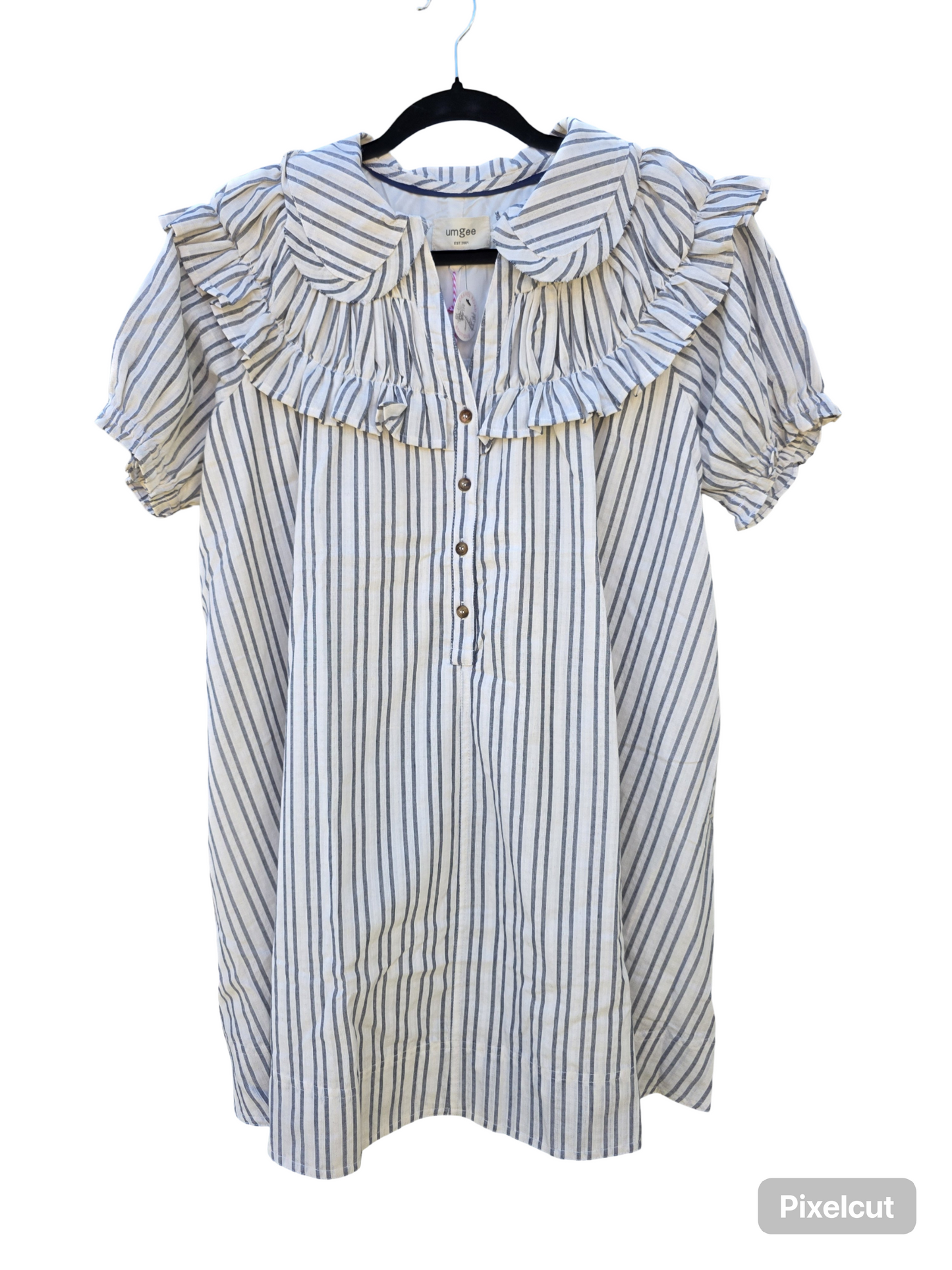 RUFFLED COLLAR DRESS (UMGEE BRAND)