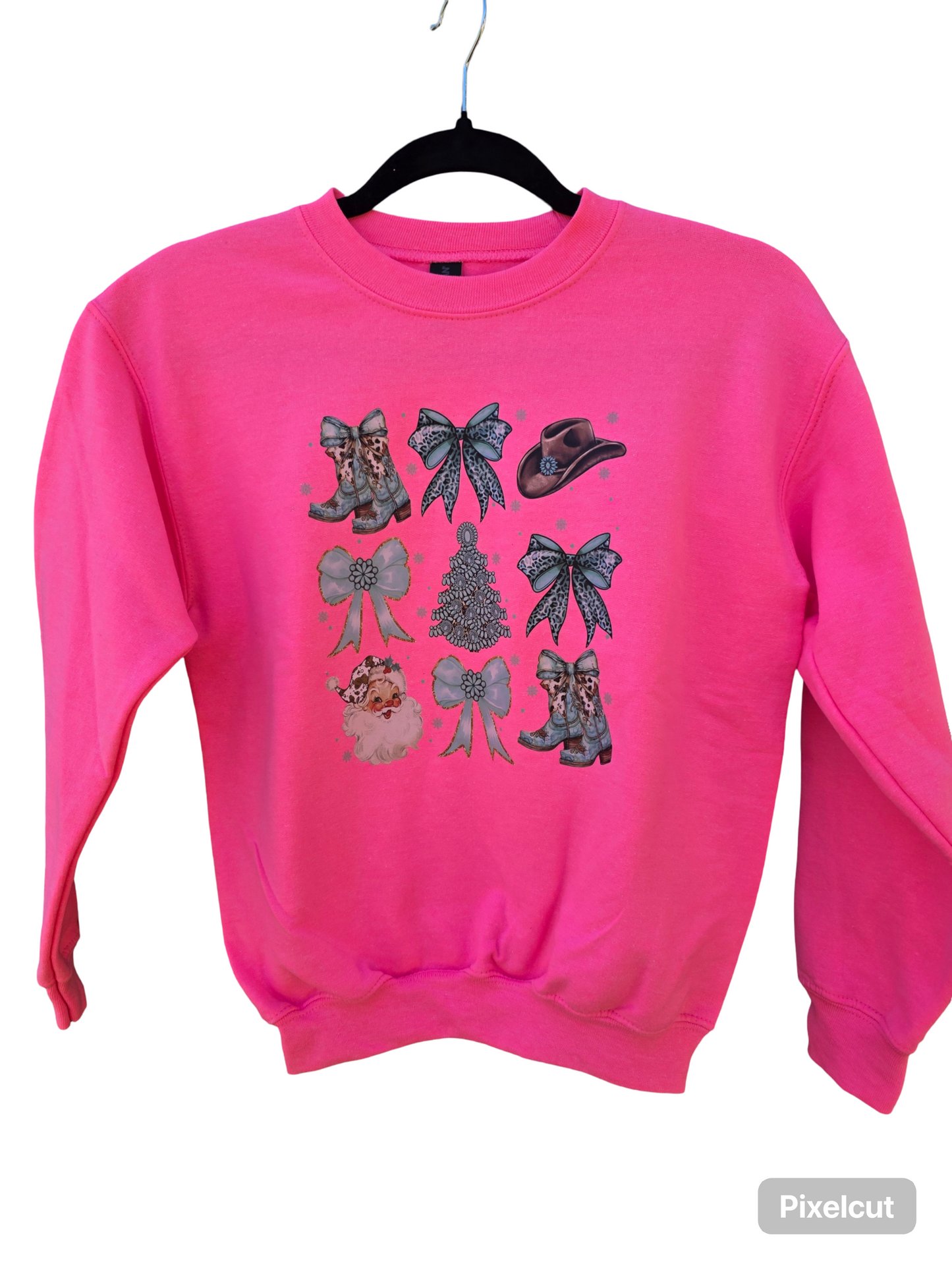 KIDS COWGIRL SPARKLE SWEATSHIRT