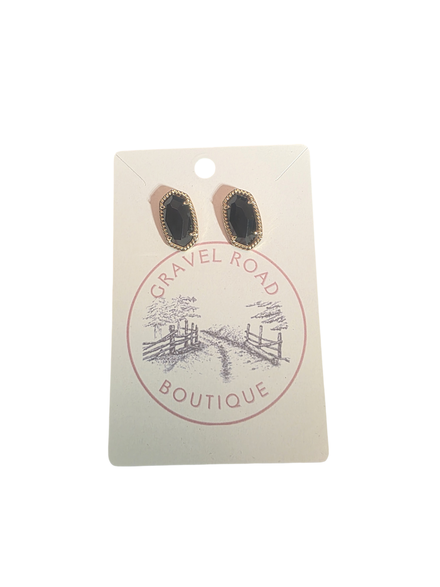SIMPLE JEWELED STUDS