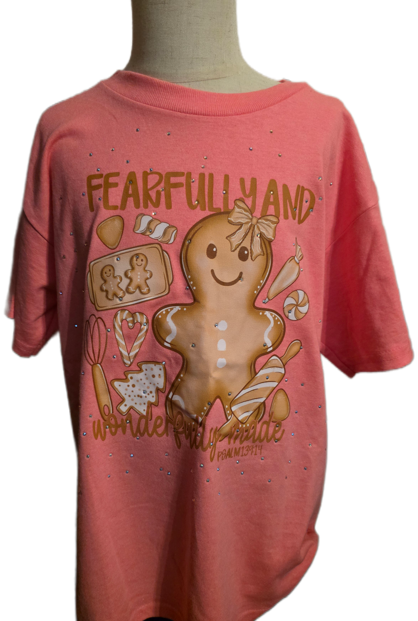 GINGERBREAD TSHIRT WITH BOW