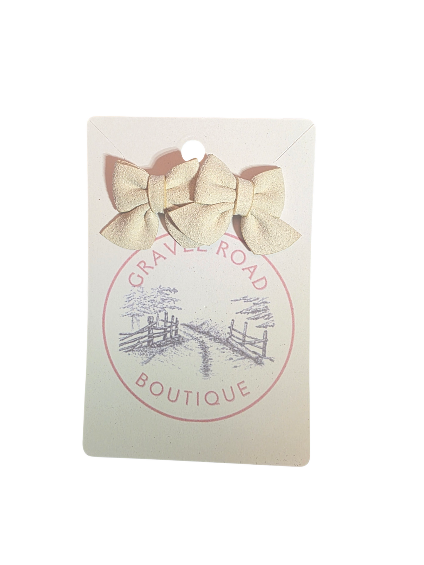 SWEETHEART SOFT BOW EARRINGS