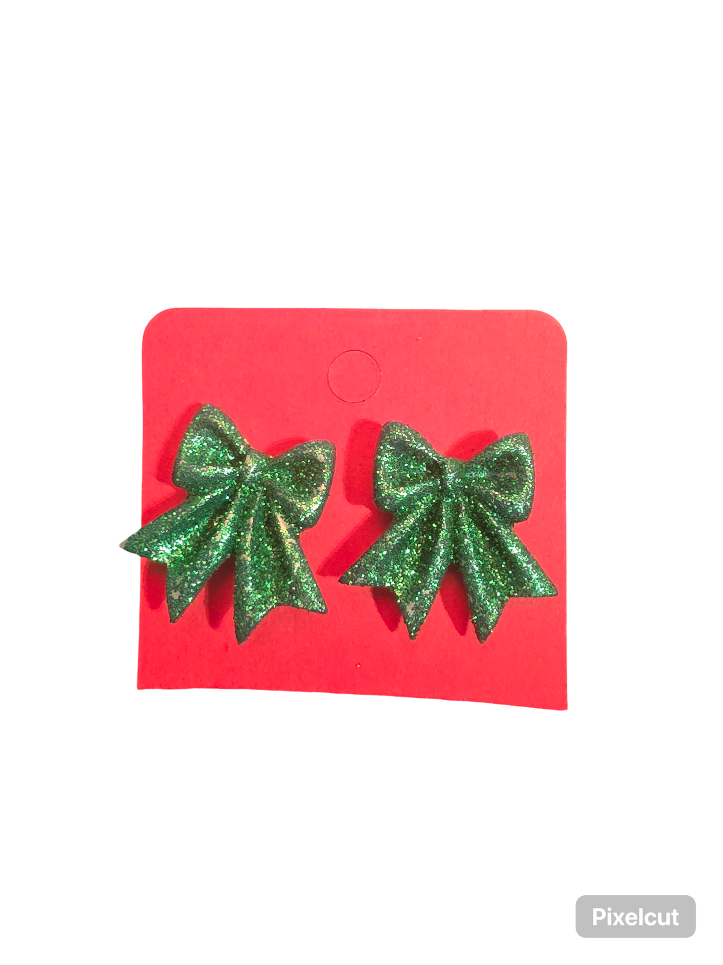 Sparkle Bow Stud Earrings