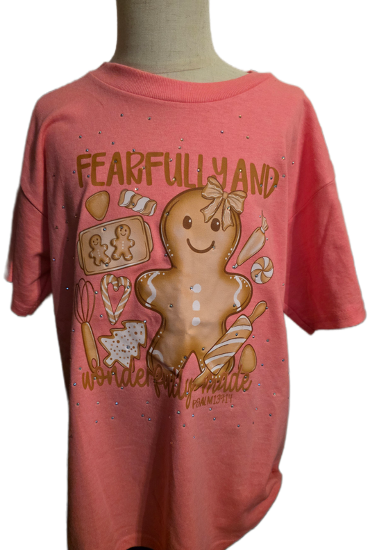 GINGERBREAD TSHIRT WITH BOW