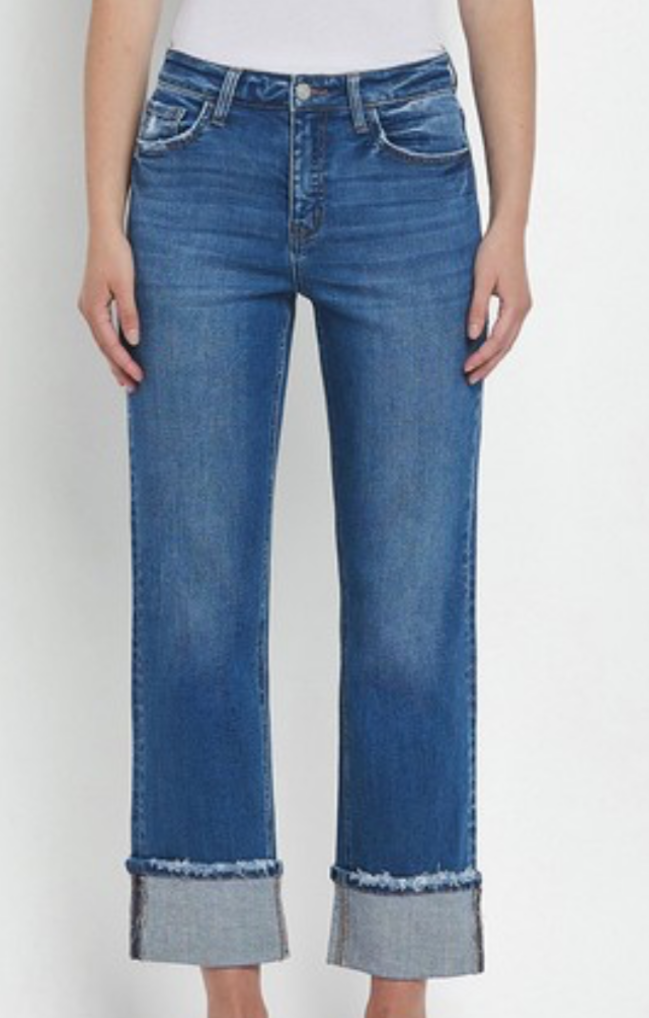 VERVET HIGHRISE SLIM STRAIGHT (JEANNE) PLUS