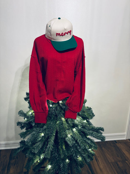 DETAILED OVERSIZED SWEATER