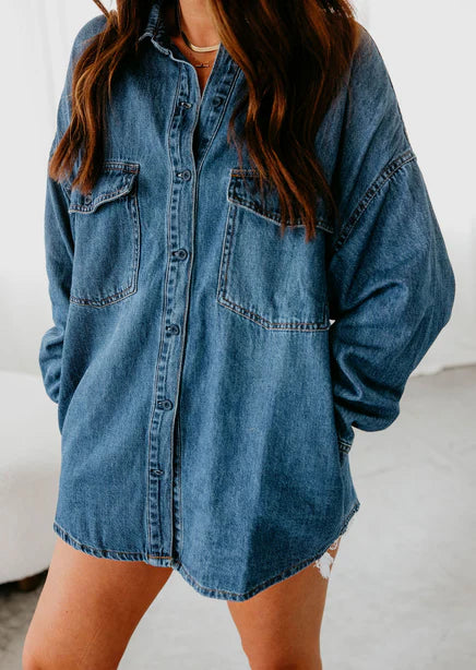 RISEN DENIM SHACKET